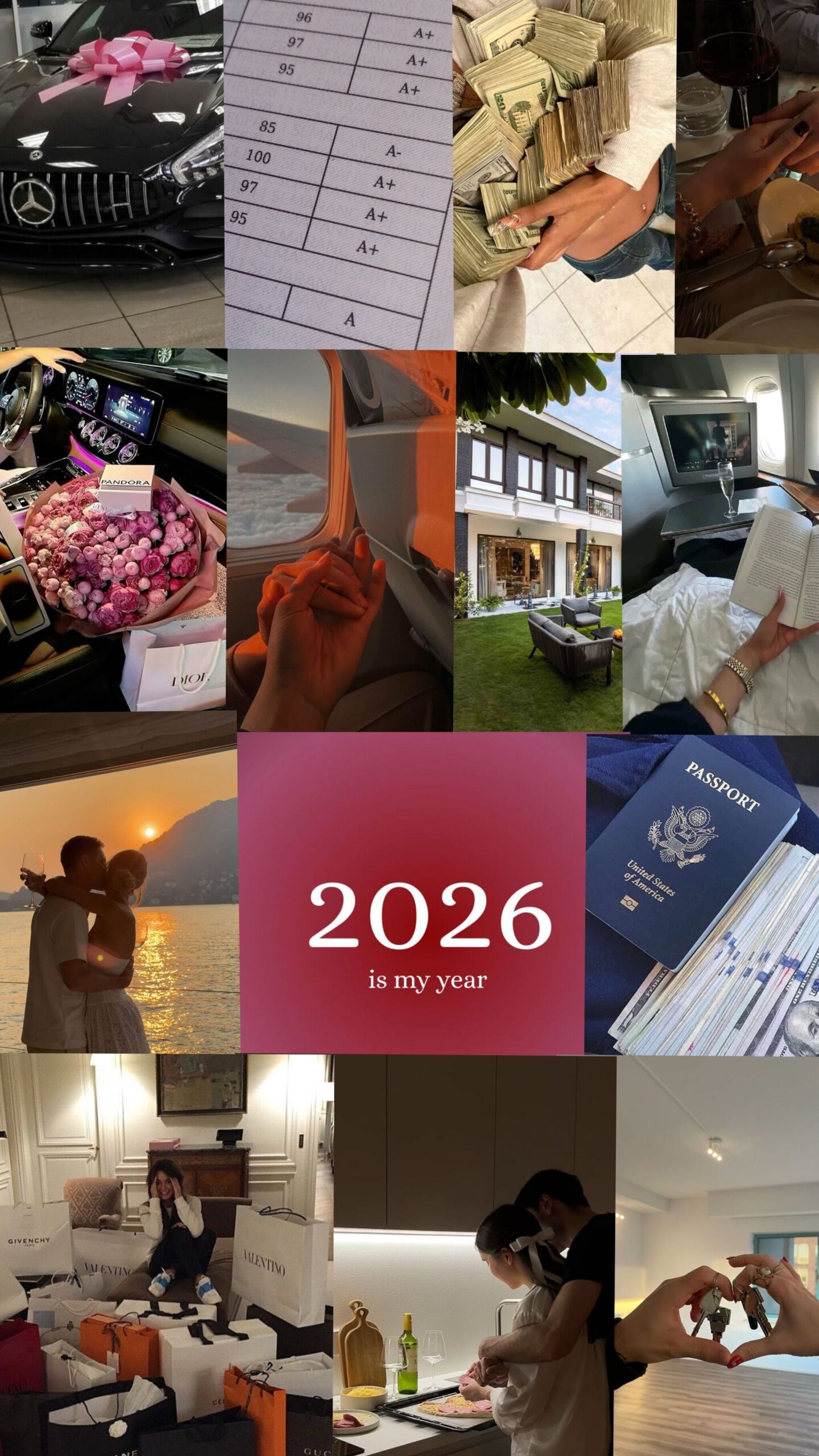 aesthetic mood booster ✧ Fate & Harmony 2026 Vision Board: Soulful Design for Tr 509