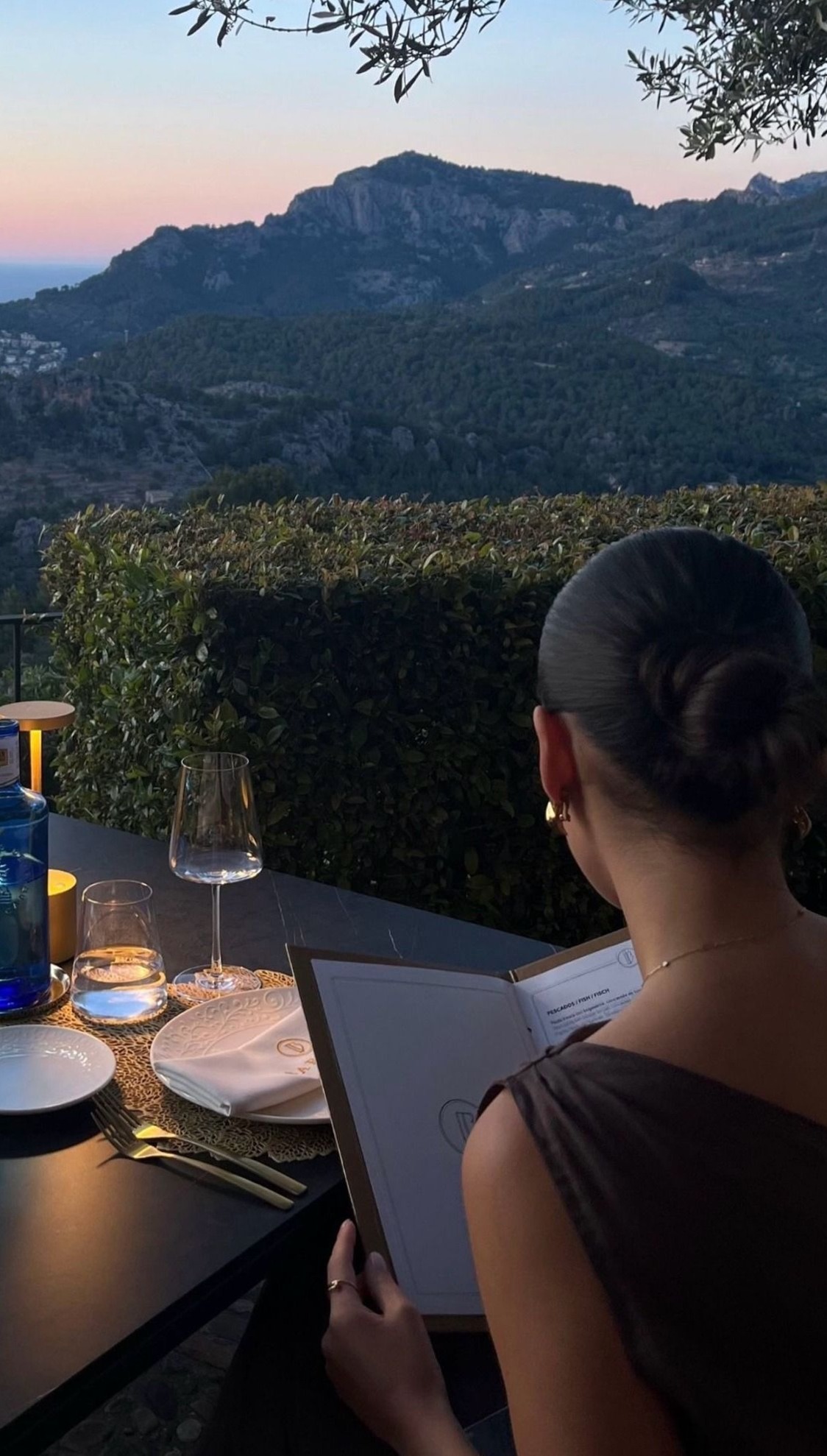 aesthetic relationship goals • Mountain-Backed Twilight Elegance for Soulful Bon 155