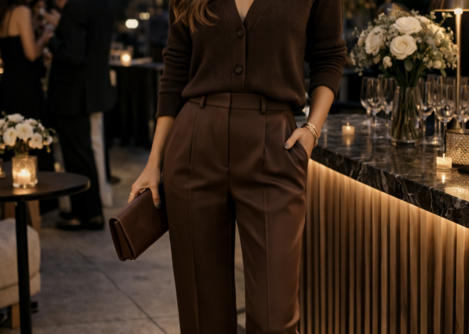 🗝️ 🤍 Brown Monochrome Elegance for a Soulful Match | art of modern romance 189