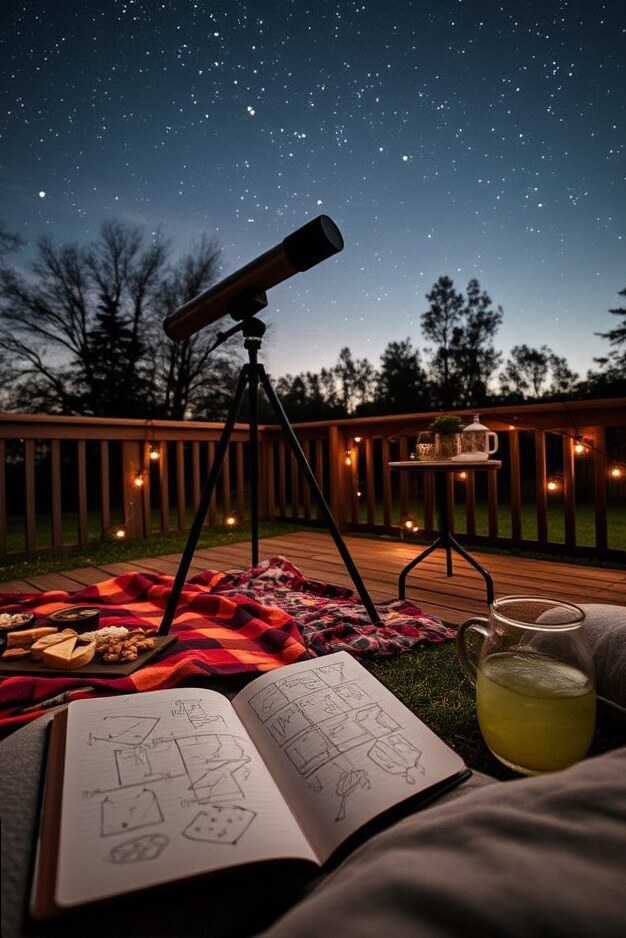 daily aesthetic advice ✧ Global Night Serenity: 19 Cozy Backyard Starscape Retre 875