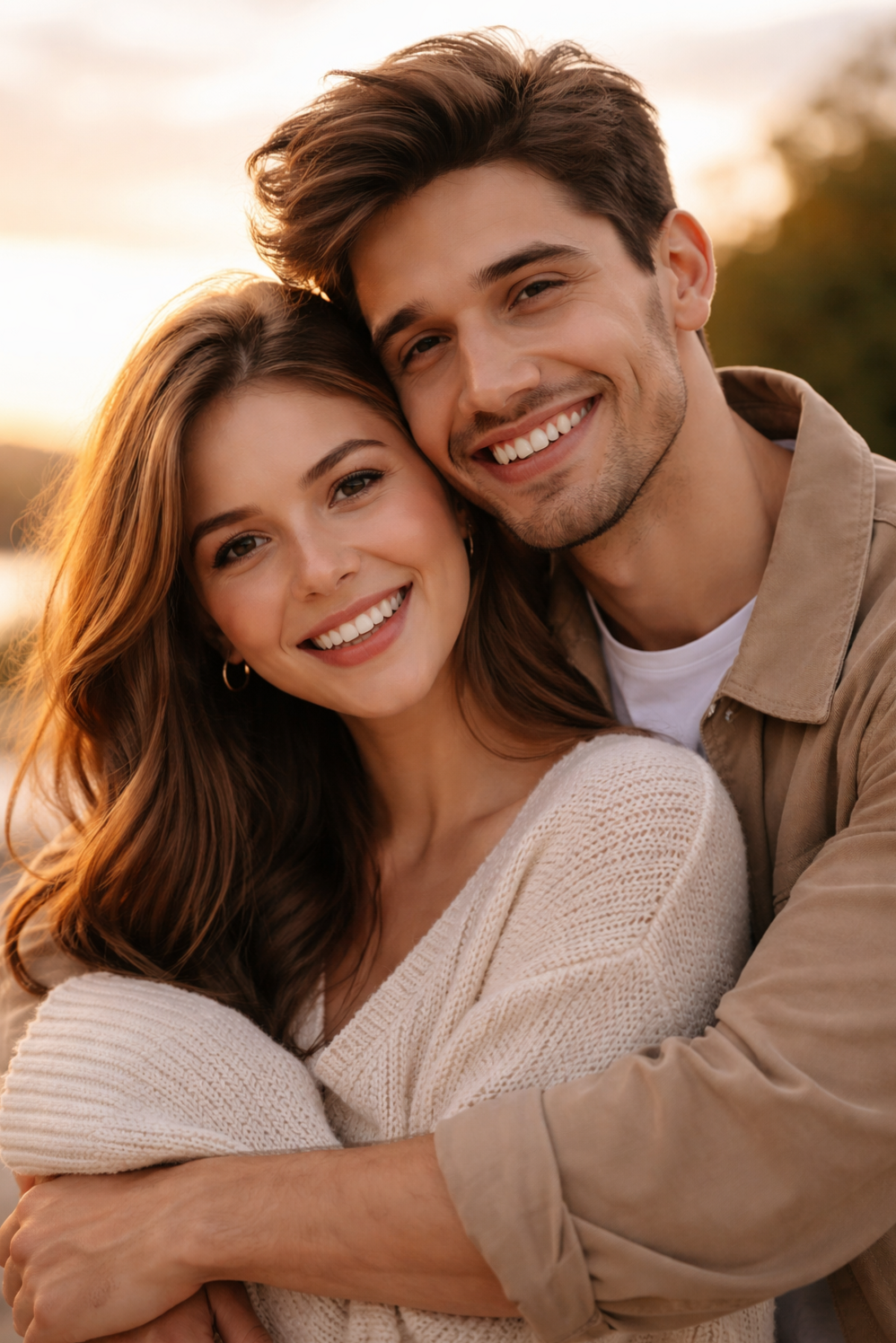 🧠 🧘‍♀️ date night aesthetic ✦ Fated Moments in Golden Light | Soulful Couple Por 112