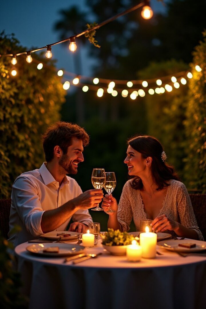 🤍 Enchanted Evening: Cozy Candlelit Dinner Inspirations | romanticizing connecti 358