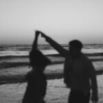 📚 ☕ Fate’s Shoreline: Soulful Beach Engagement Moments — aesthetic edit 796