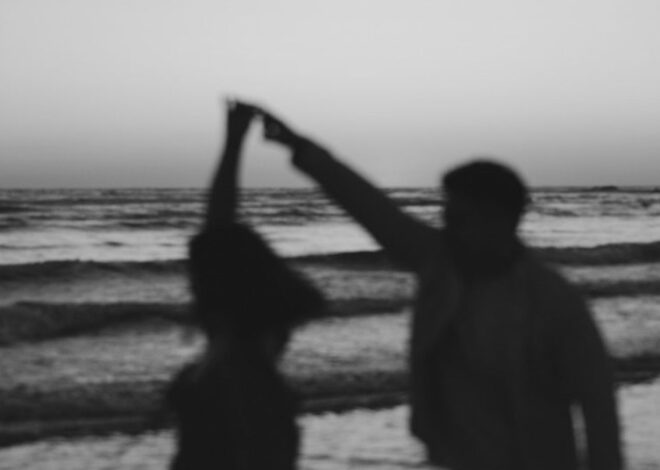 📚 ☕ Fate’s Shoreline: Soulful Beach Engagement Moments — aesthetic edit 796