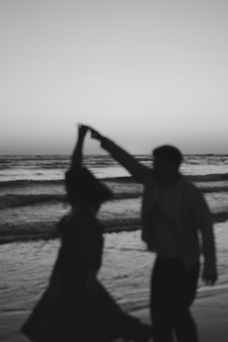 📚 ☕ Fate’s Shoreline: Soulful Beach Engagement Moments — aesthetic edit 796