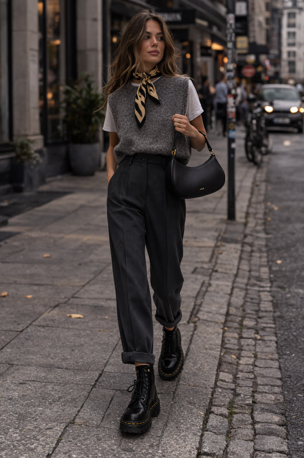 Fate Wove This Street Style: Silk, Docs, and Quiet Confidence • ⚖️ 🌊 270