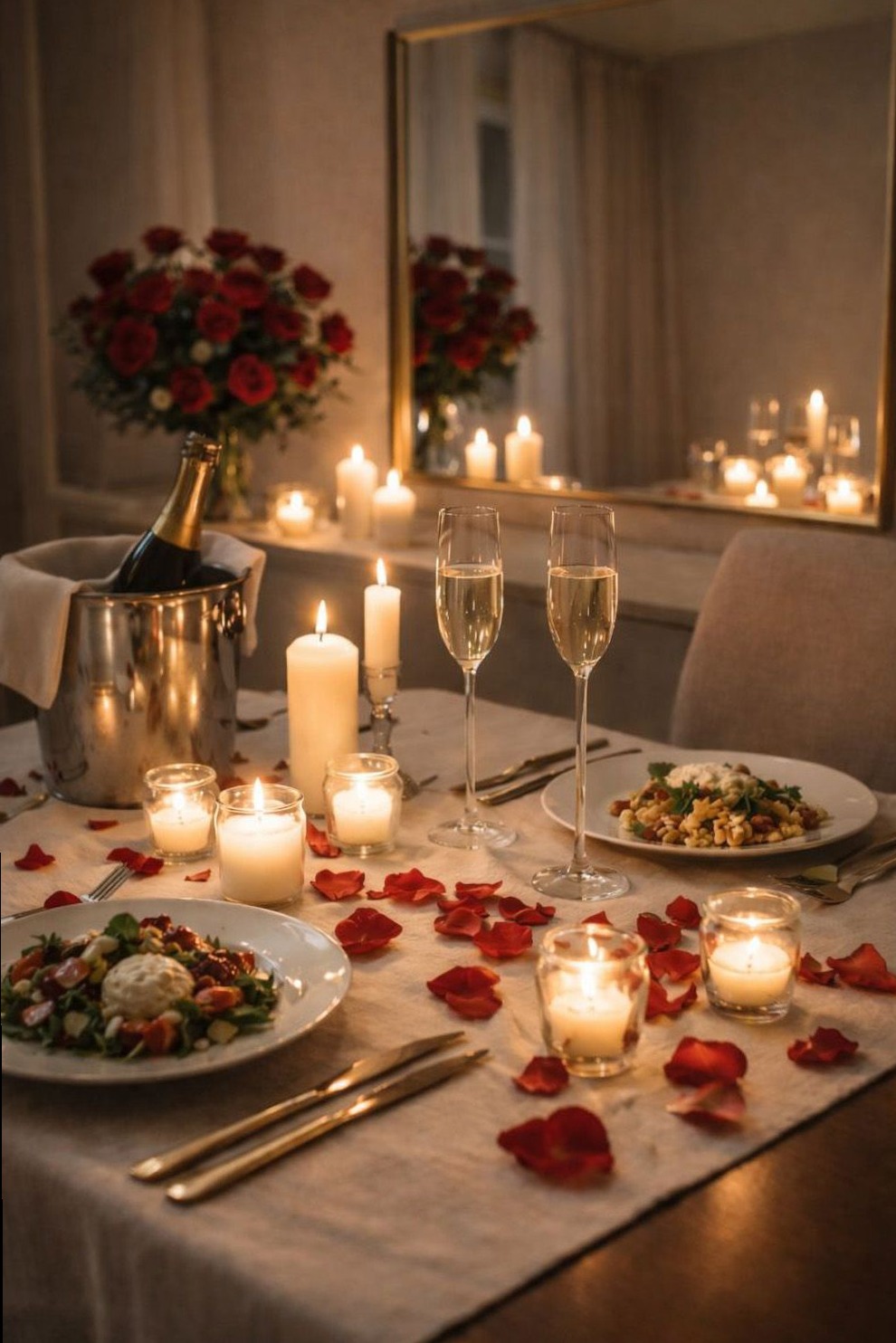 🤍 Intimate Evenings: Where Flames Whisper Fate | daily aesthetic advice 341