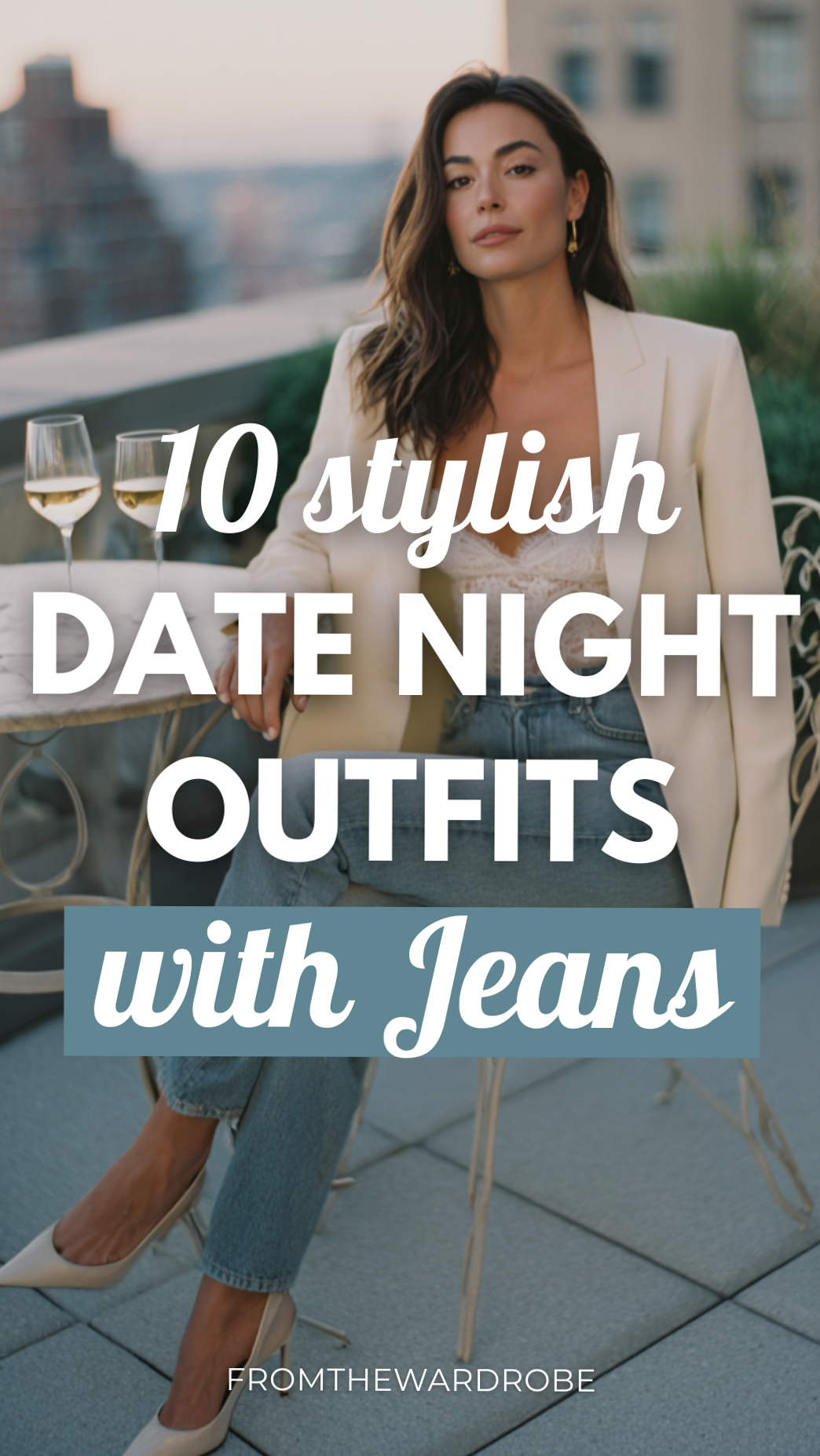 🔮 Stylish Date Night Looks with Jeans | Dark Romance & Timeless Elegance 602