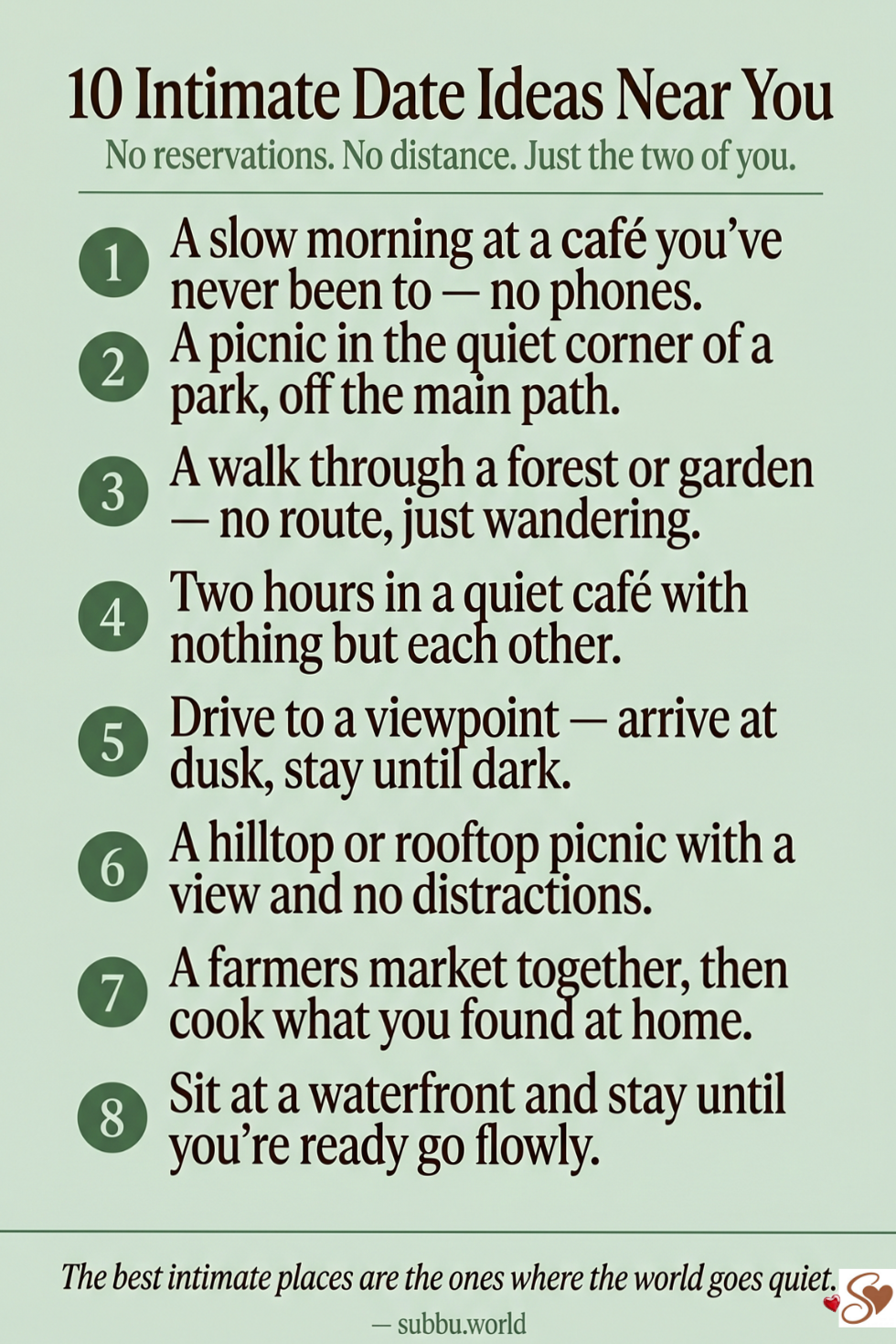 10 Quiet Adventures for a Romantic Soul (Elegant Outdoor Escapes) | 🤍 ✨ 🧿 romant 167