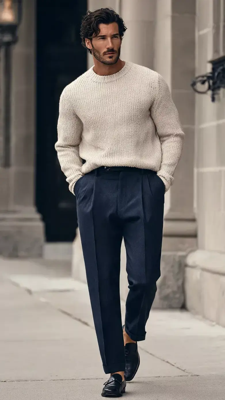 🕊️ | 20 Stylish Pleated Pants For Men – Elegant & Modern Looks | magnetic energy 107