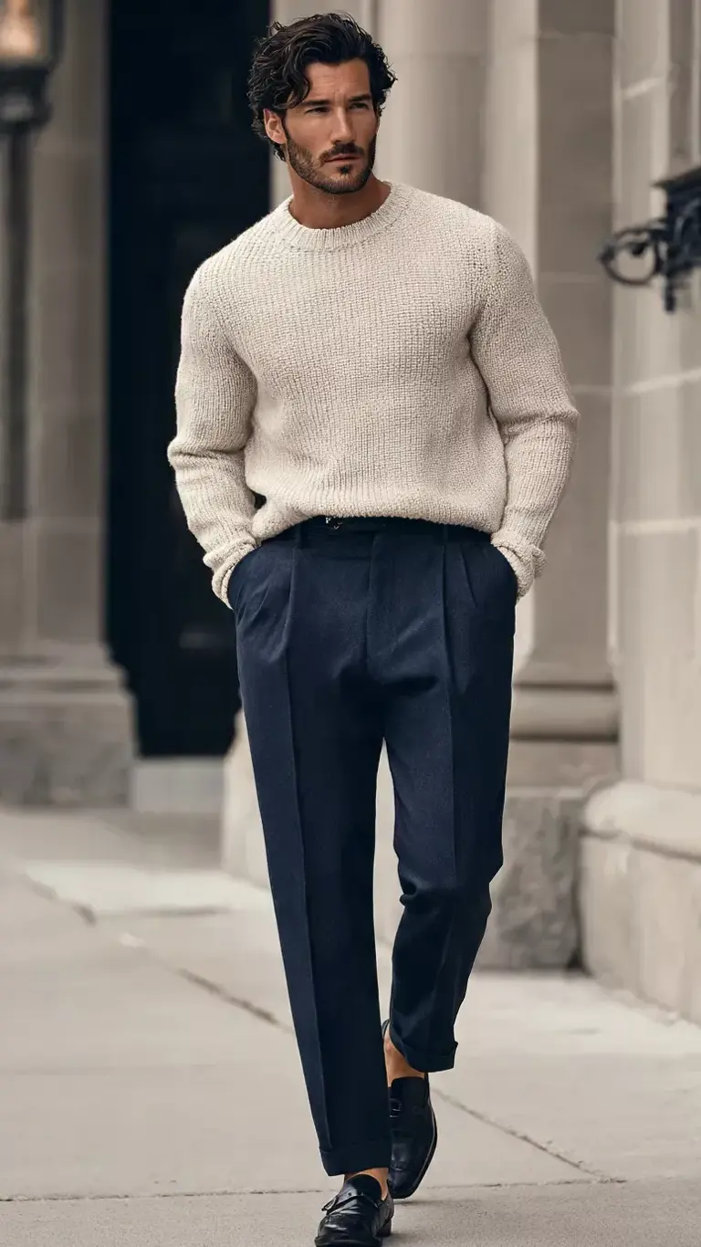 🌙 💫 20 Timeless Pleated Pants For Men – Charming & Fated Styles 719