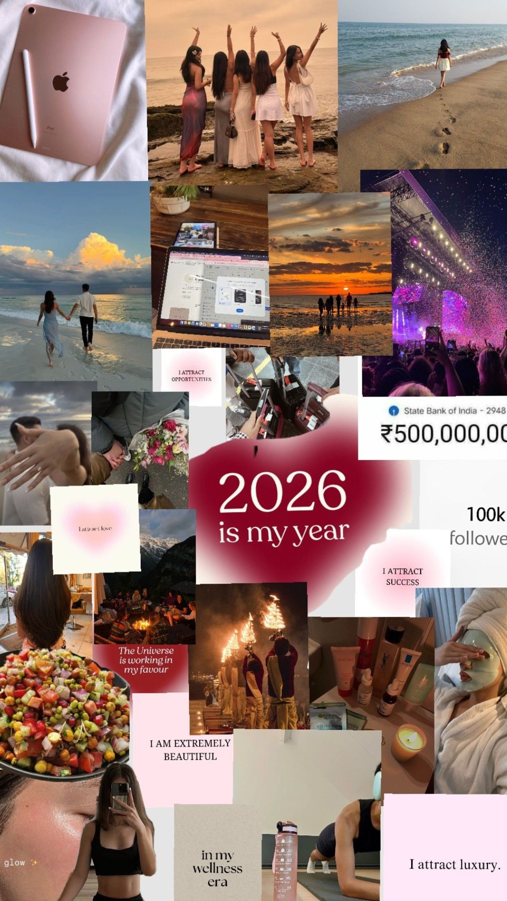 🖤 🎭 2026 Vision Board: Align With Your Soul’s Blueprint 828