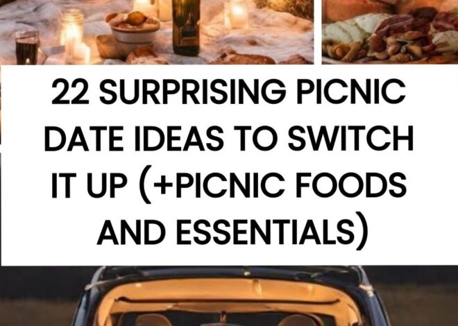 22 Enchanting Picnic Date Concepts for Timeless Connection + Stylish Essentials  839