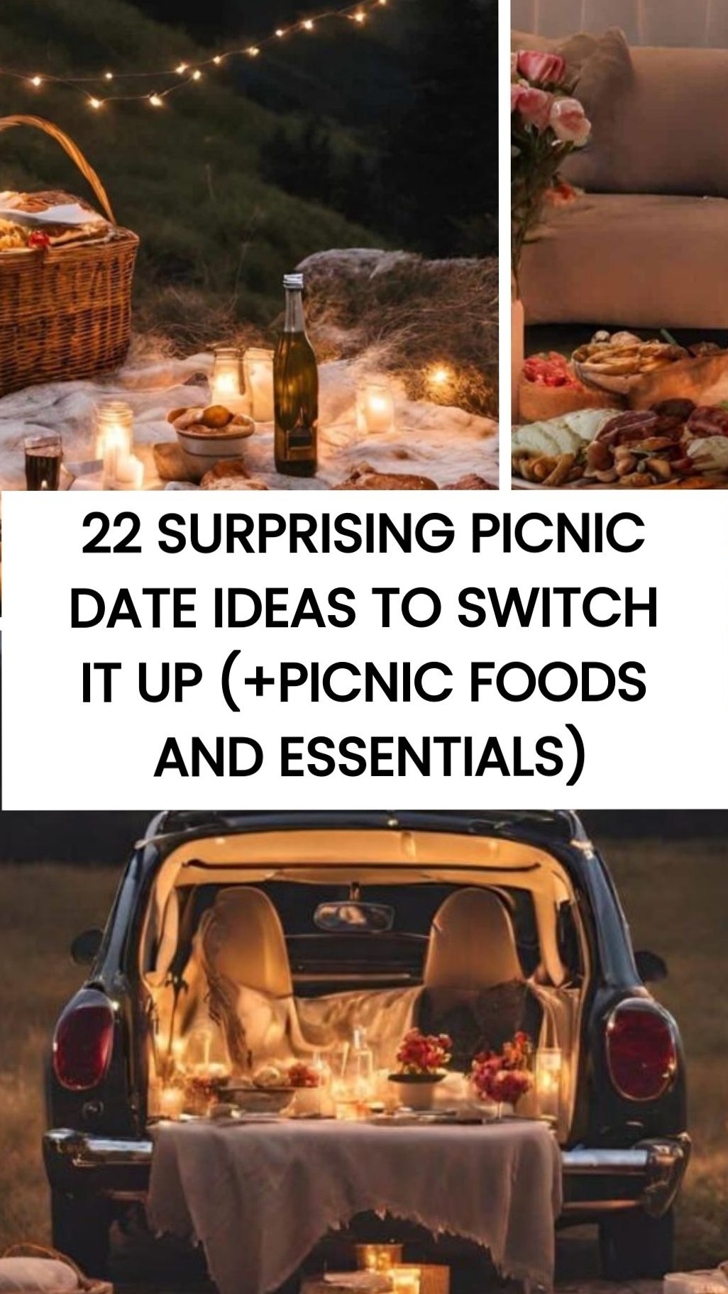 22 Enchanting Picnic Date Concepts for Timeless Connection + Stylish Essentials  839