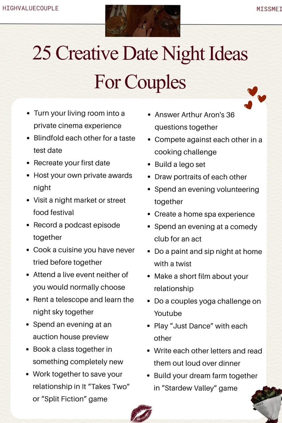 25 Romantic Date Night Ideas for Beautiful Soul Connections — ⚖️ 🧘‍♀️ 280