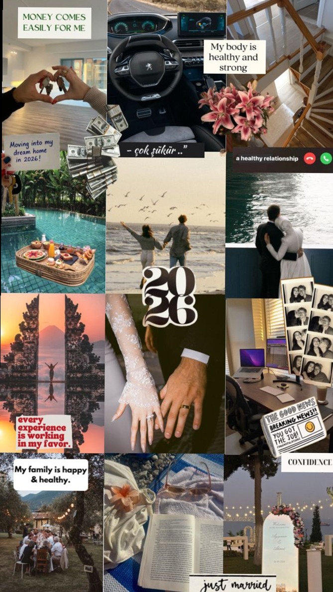 🏙️ aesthetic relationship goals ✦ Fate-Driven 2026 Vision Board: Aligning Souls  690