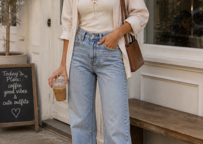 art of modern romance • Casual Coffee Run Outfit for Soulful Mornings and Perfec 133