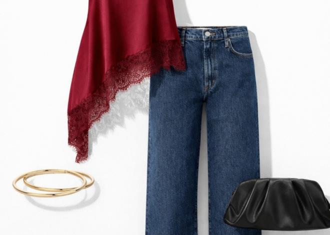 Burgundy Elegance & Denim Charm for Soulful Valentine’s Moments | 📸 🏙️ hopeless  492