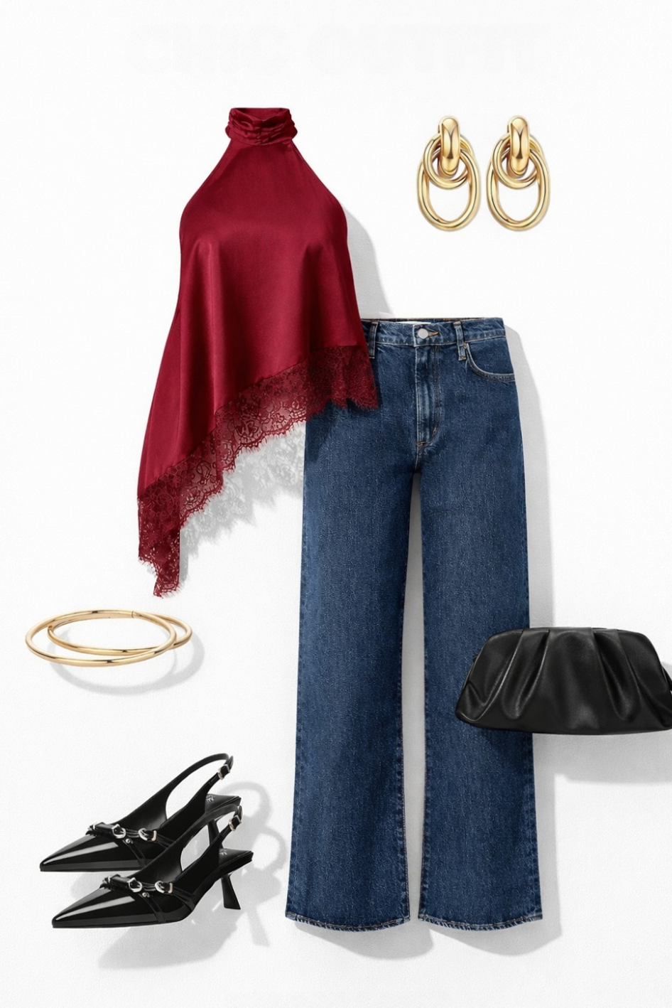 Burgundy Elegance & Denim Charm for Soulful Valentine’s Moments | 📸 🏙️ hopeless  492