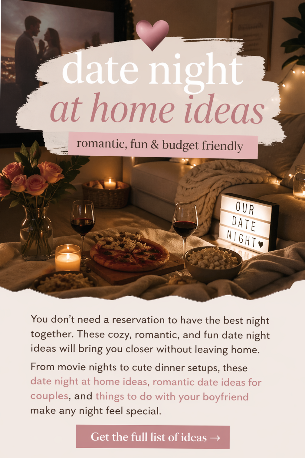 couple goals inspiration • Enchanted Evenings: Cozy Date Nights Filled With Time 810