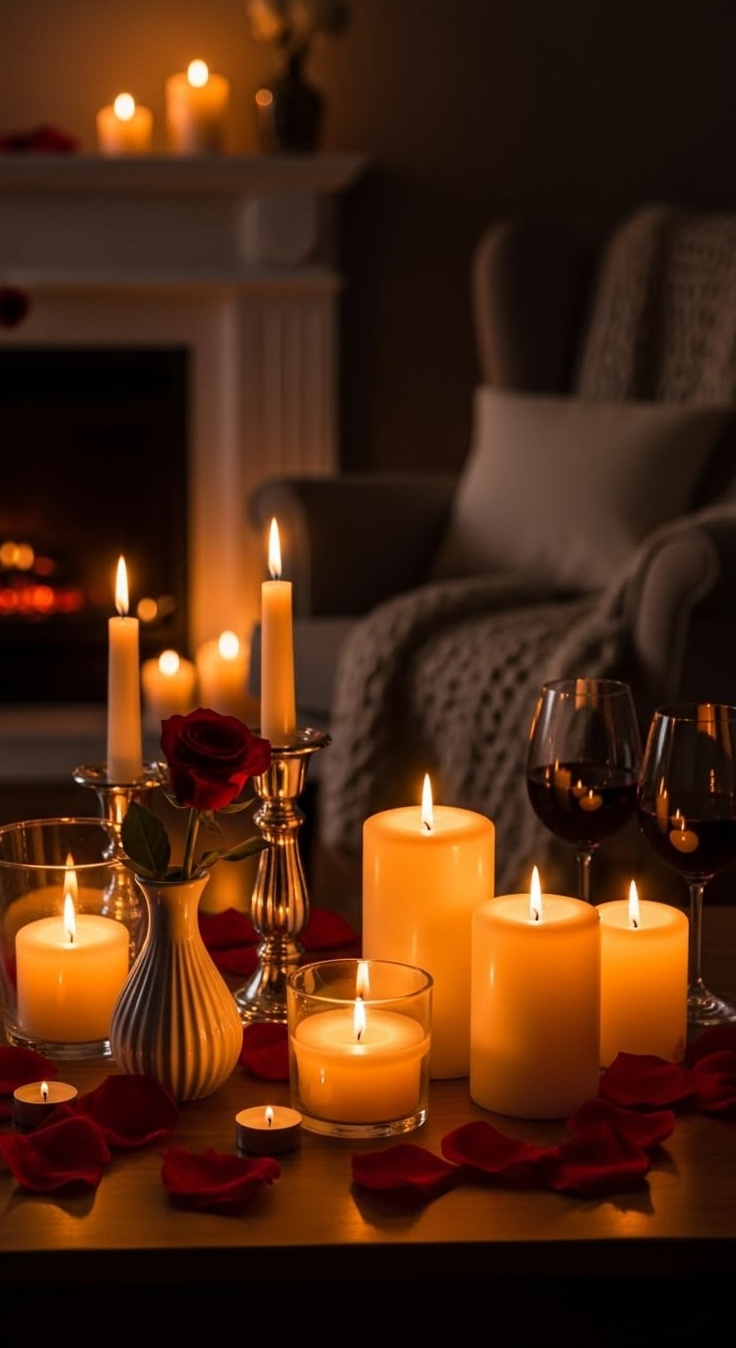 Cozy Candlelight Nooks for Timeless Valentine Romance — art of modern romance 🛋️ 365