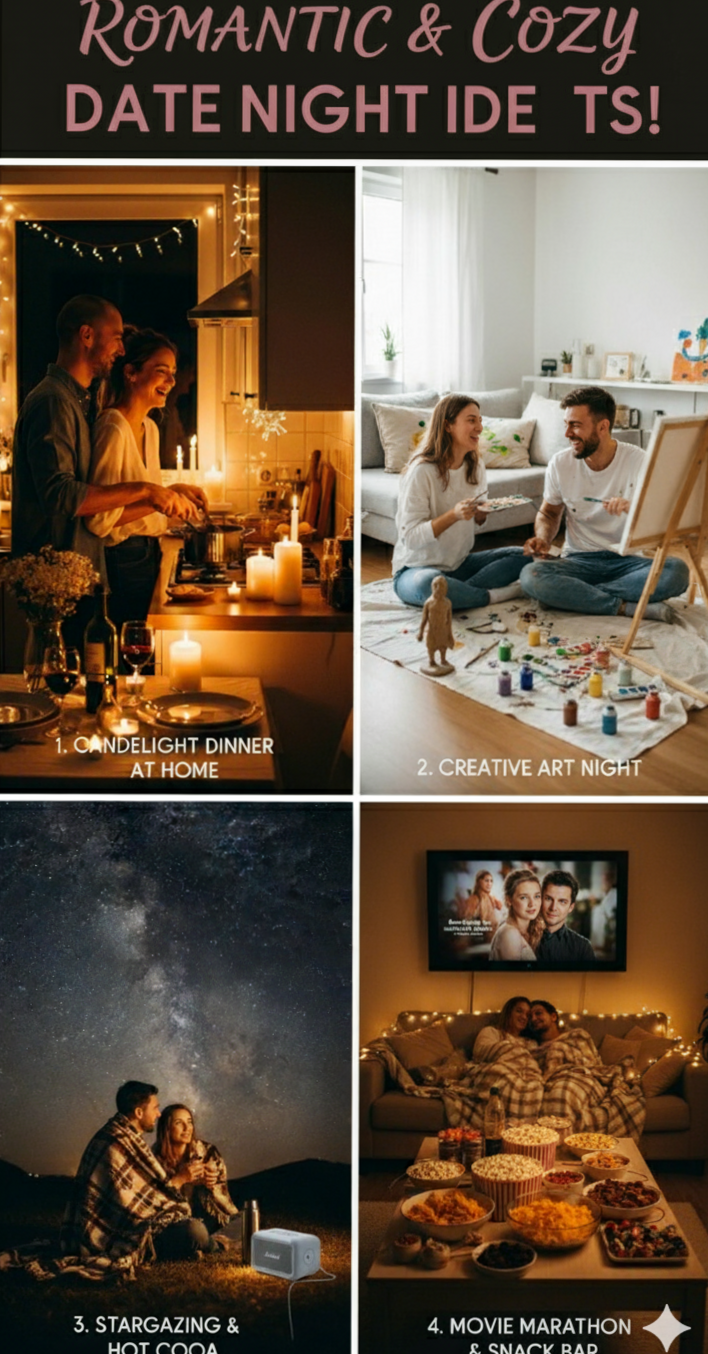 🧘‍♀️ ⟡ Cozy Date Night Ideas to Try Tonight — Date Planning Inspo 392