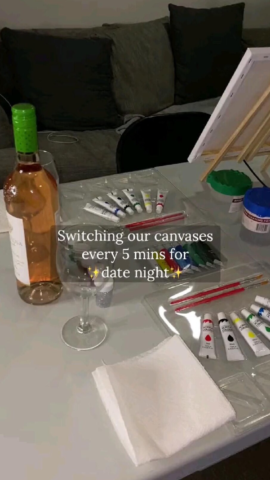 🖤 ✒️ Create Together, Connect Deeper: Aesthetic Date Night with Paint and Passio 812