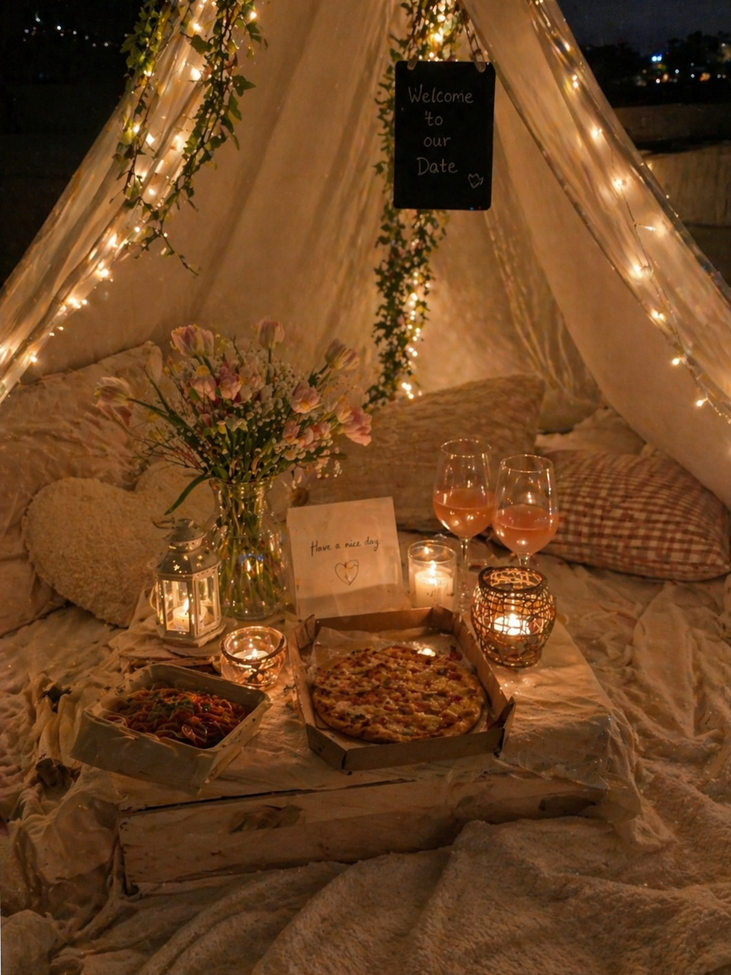 deep connection aesthetic: 💋 🕯️ Enchanted Glow: Intimate Tent Escape for Soulful 500