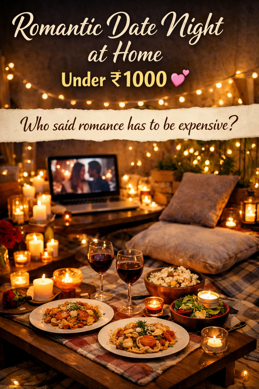 deep connection aesthetic: Romantic Evening at Home: Affordable & Meaningful Con 902