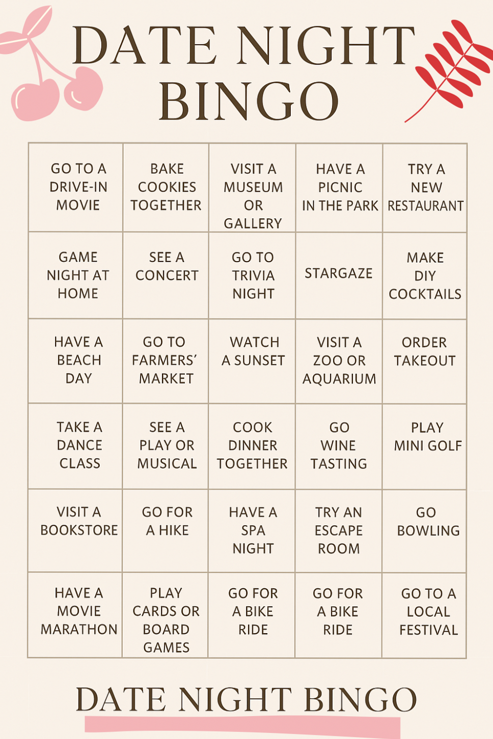 Elegant Evening Bingo for Soulful Connections ⟐ hopeless romantic mood 622