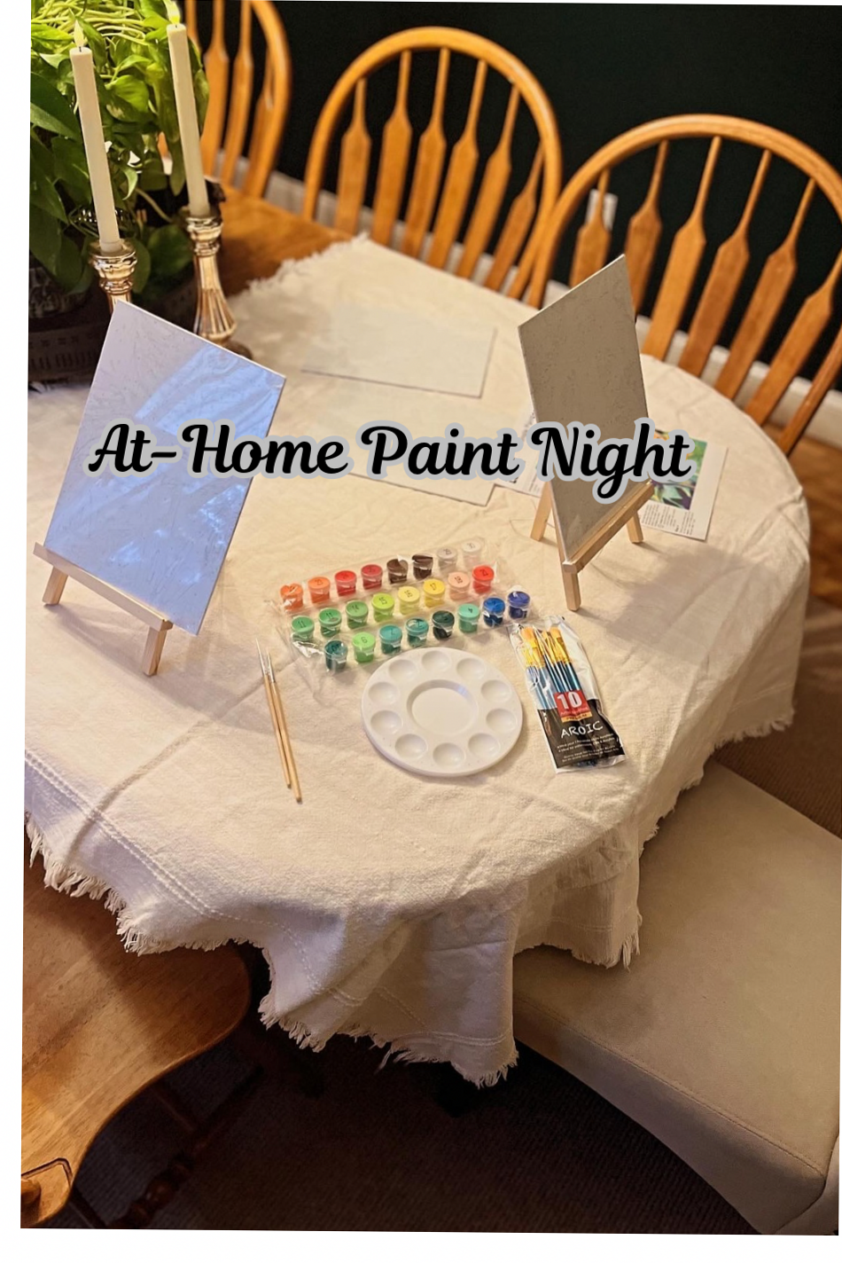 Enchanted Evening: Cozy Paint Night for Soulful Connections • 🍷 🕯️ 217