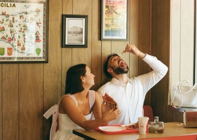 Engagement in Shadows | Pizza & Love in NYC | Timeless Romance Captured — daily  466