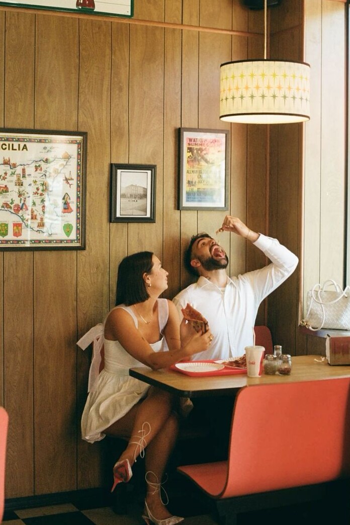 Engagement in Shadows | Pizza & Love in NYC | Timeless Romance Captured — daily  466