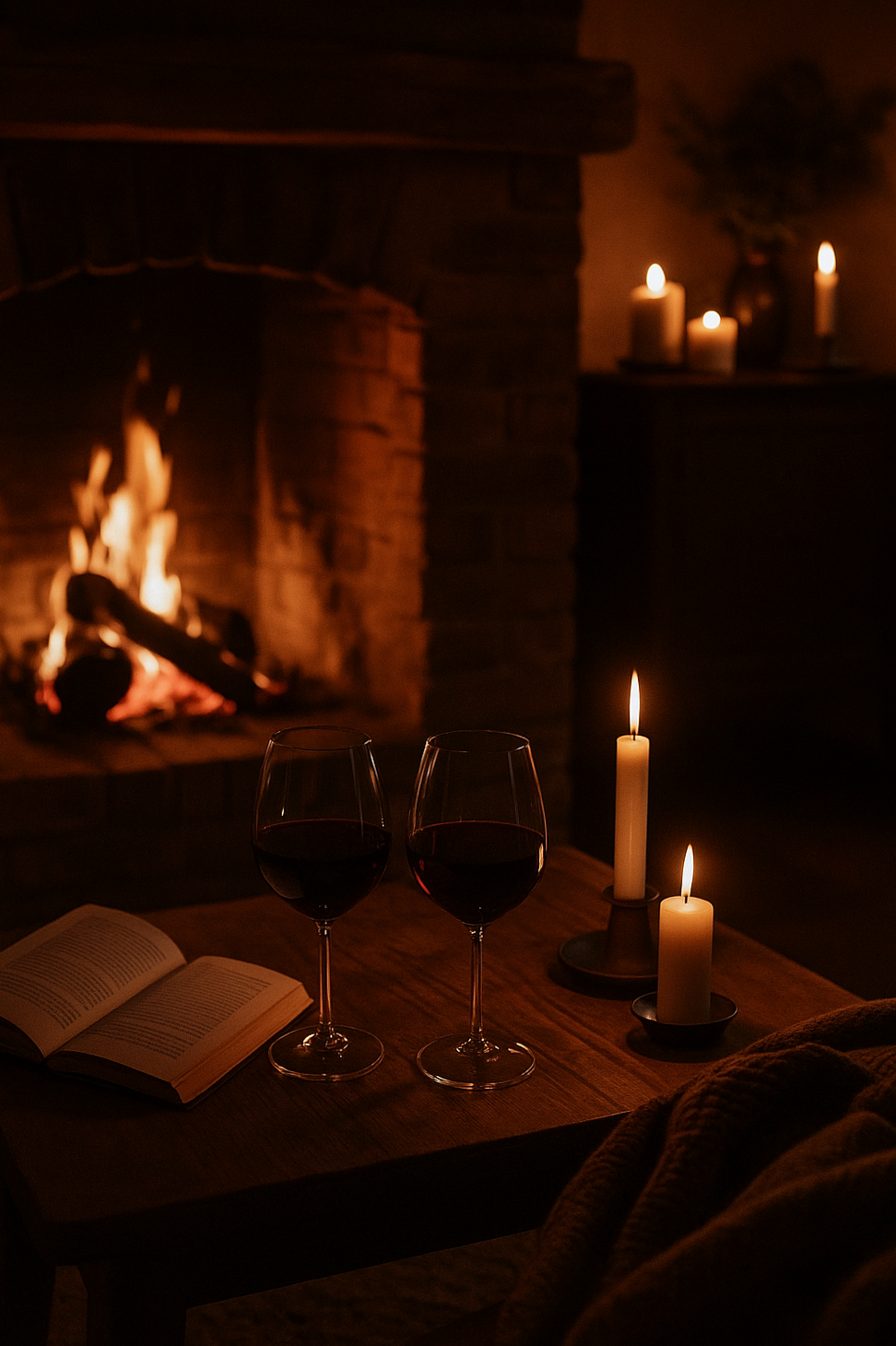 Evening by the Fireplace: Finding Your Soul’s Match in Quiet Moments 🍷 🕯️ 657