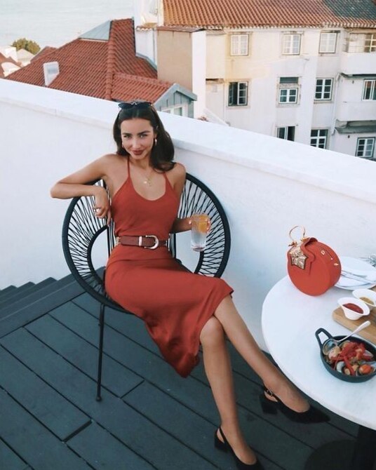🌱 🧭 🌊 Fate’s Glow: Rust Satin on a Starlit Parisian Roof | aesthetic relationshi 395