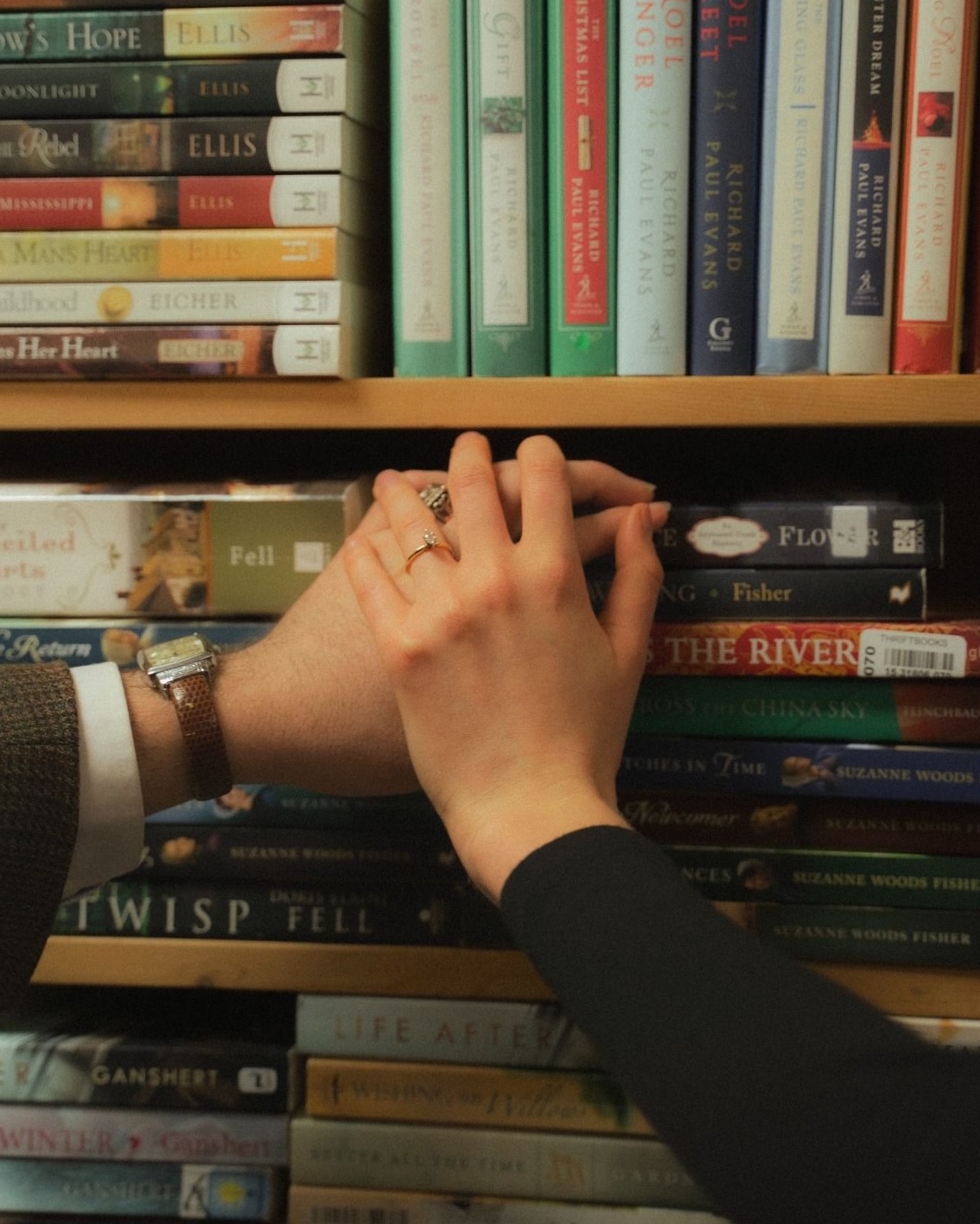 ⊹ Fated Moments: Vintage Vows Among Bookshelves ⊹ 💋 907