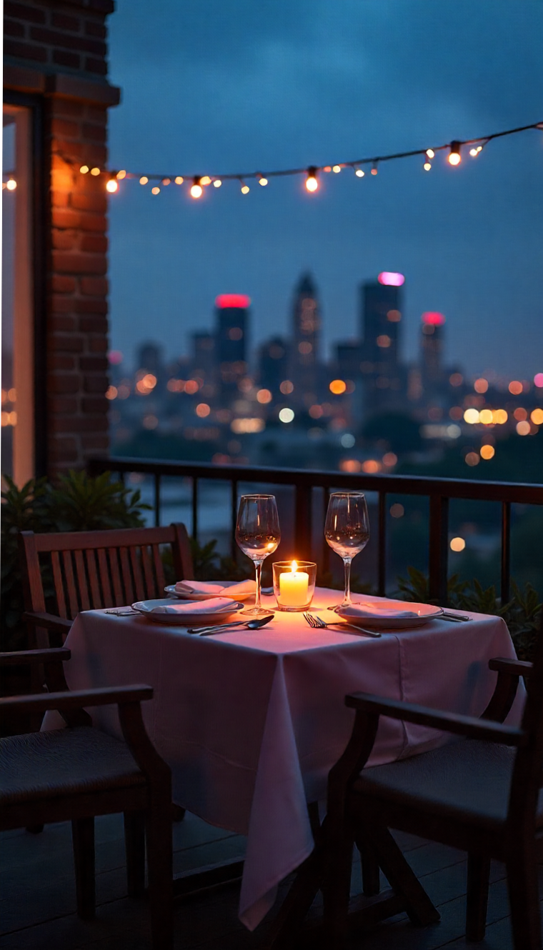 Fateful Evening: Cozy Candle-Lit Dinner for Two ⟐ poetry of falling in love 472