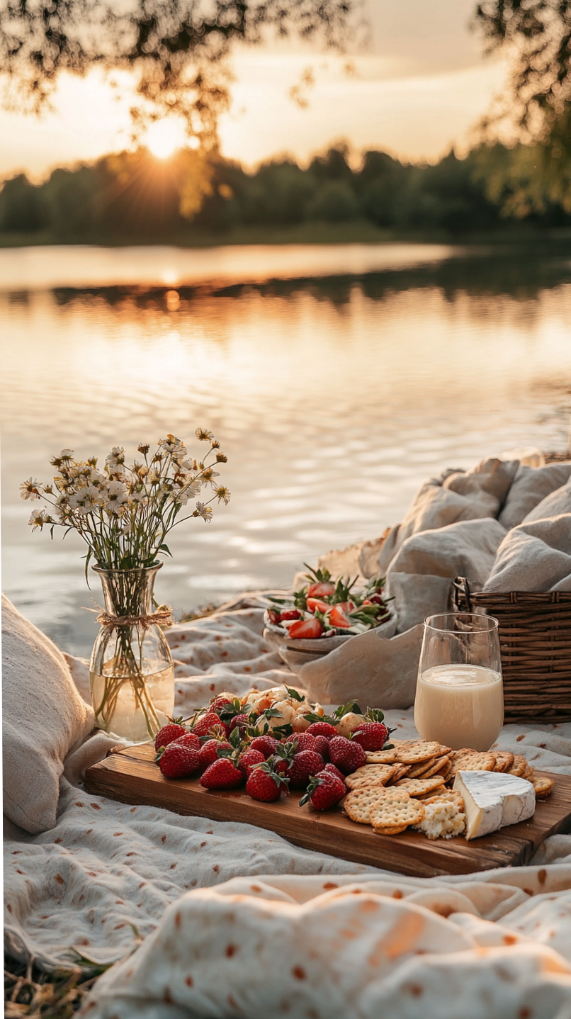 🔮 | Golden Moments by the Water with Perfect Seasonal Delights | romanticizing c 843