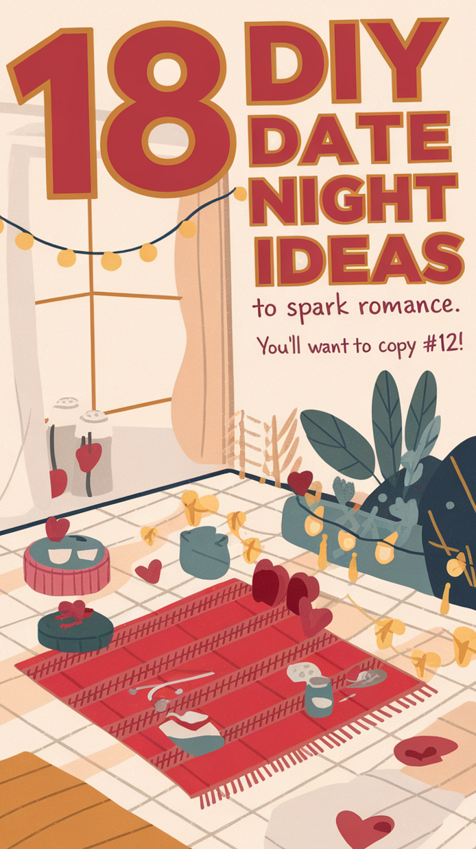 hopeless romantic mood: 🦋 🕊️ Rekindle Your Love with 18 Cozy DIY Date Night Ritu 428