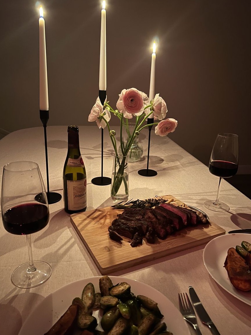 🤍 Intimate Dinner Setup for Soulful Connection | poetry of falling in love 792