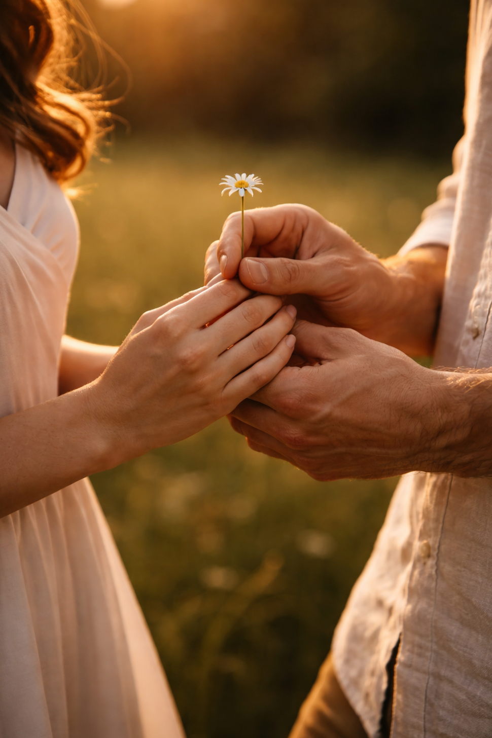✦ intimate moments captured ✦ Golden Hour Love: Hands Held in Harmony with Flowe 573