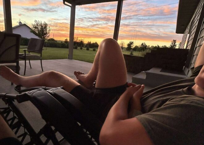 intimate moments captured ✧ Golden Hour Reverie: Porch Whispers & Endless Skies  229