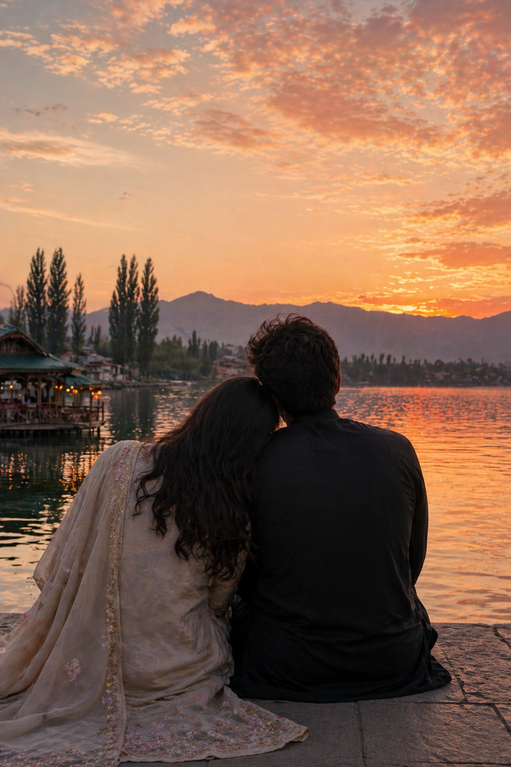 ✨ 🗝️ ⟡ Love by the Lake Aesthetic Wallpaper: Twilight Reverie & Soulful Serenity 973