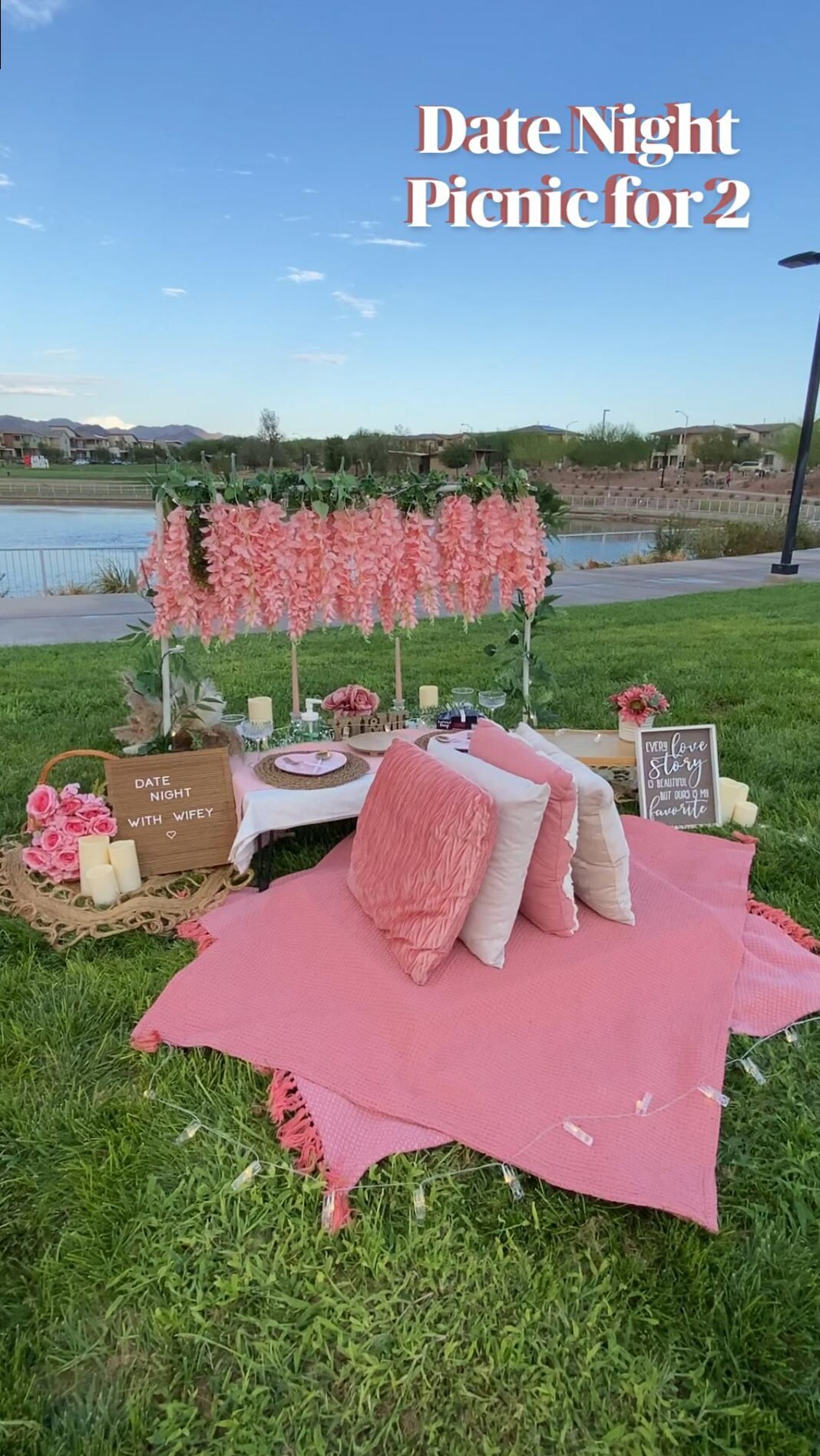 ✨ love language visuals ✦ Pink & White Desert Romance: A Fated Picnic for Two in 503