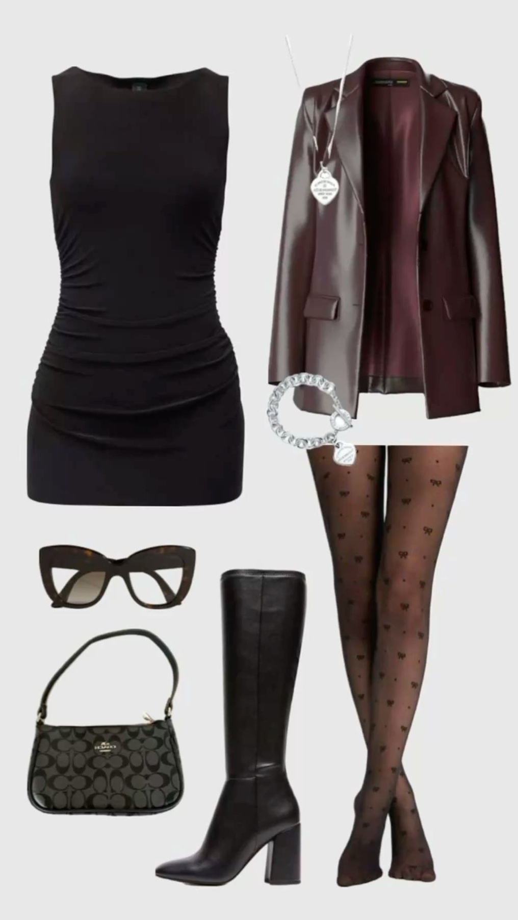 ✦ magnetic energy visual ✦ Chic Spring Ensemble | Bold Black Elegance for Soulfu 192