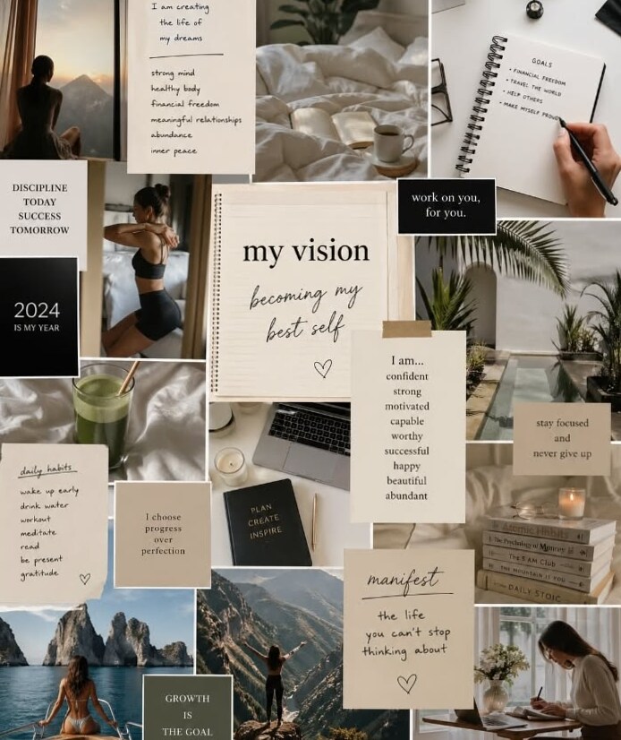 🤍 My Soul Path Vision Board for True Harmony and Love | magnetic energy visual 334