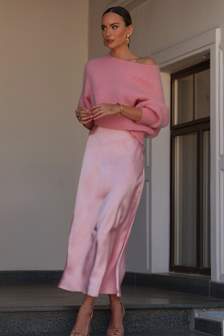 🧘‍♀️ 📝 mysterious soulmate energy ✦ Soft Romance Ensemble: Knit Meets Satin for  622