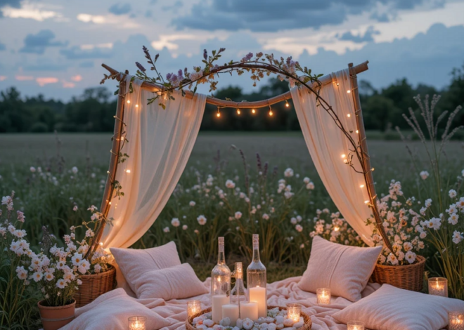 🍷 🌹 🤎 ✦ Pastel Sky Picnic – Whispers of Fated Meetings in Soft Light 339