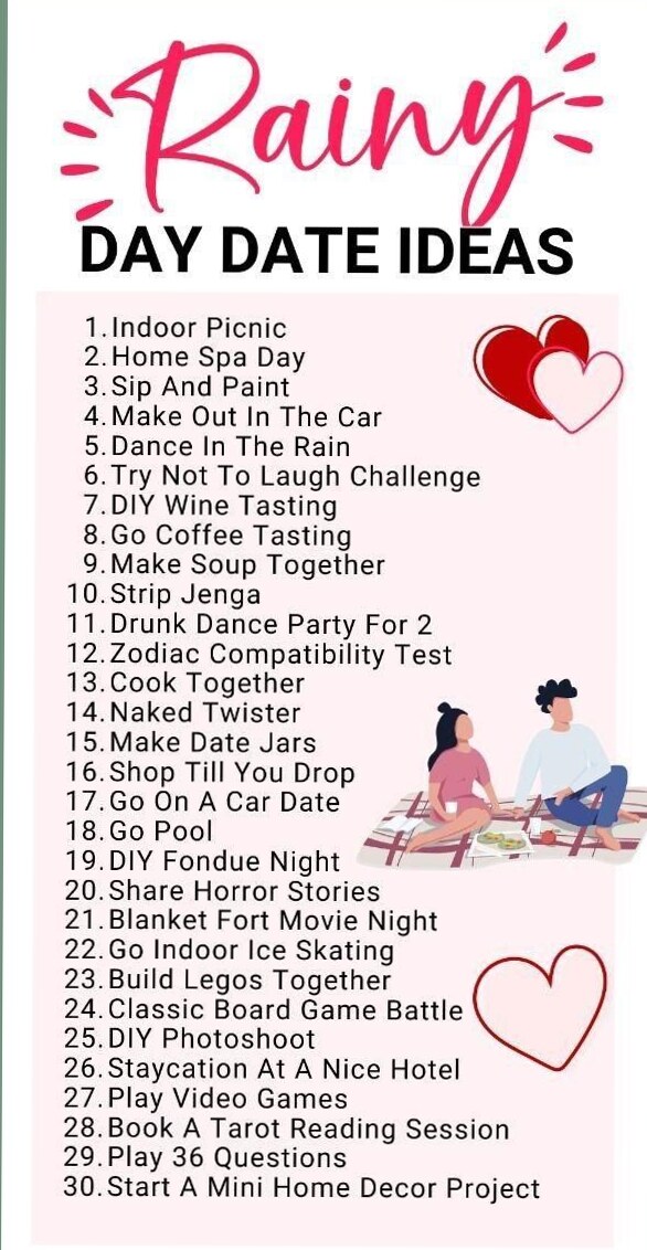 🌙 ⟡ Rainy Day Romance: 30 Cozy Indoor Dates for Soulful Connection 512