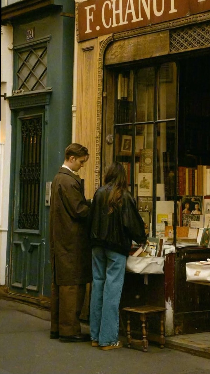 Romance em Paris: Destino e Estética Dark Academia nas Livrarias Antigas 🧩 🌊 120